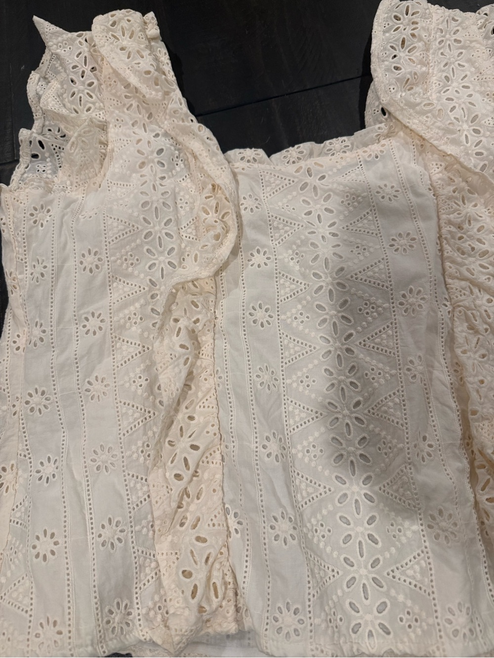 Spartina 449 Ivory Eyelet Lace Camisole